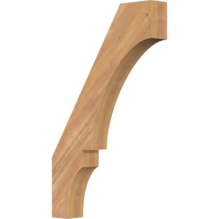 Ekena Millwork 3 1/2"W x 20"D x 32"H Balboa Smooth Knee Brace, Western Red Cedar BRC04X20X32BOA00SWR
